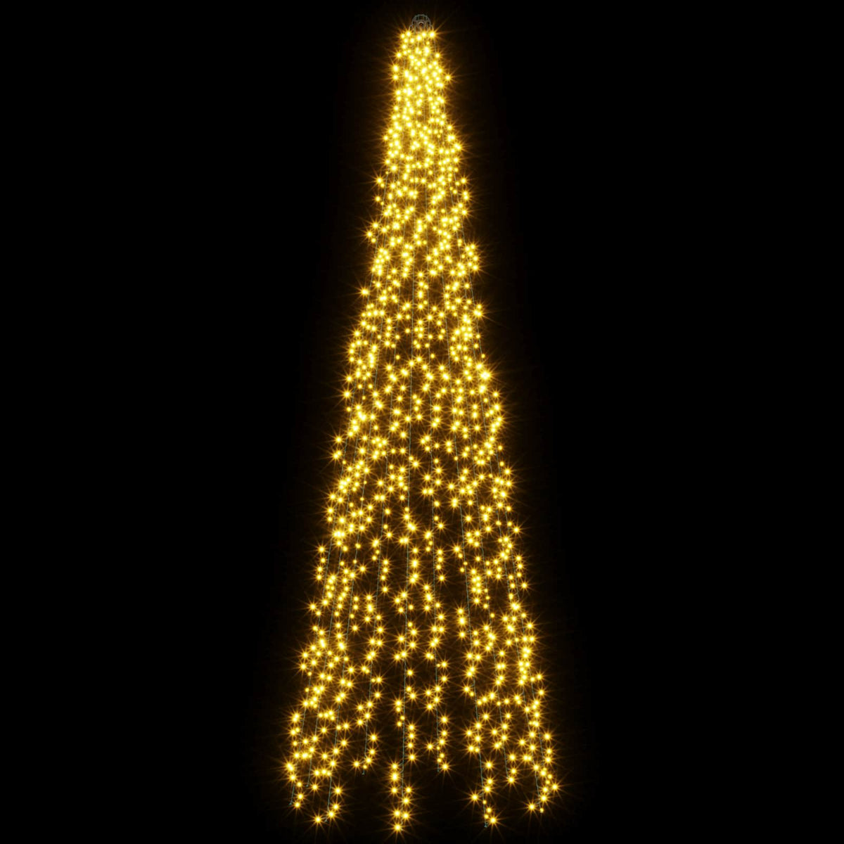 Christmas tree lights with 10 LEDs 1550 LEDs Warm White