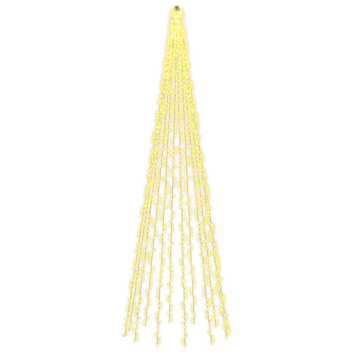 Christmas Tree Lights with 12 LEDs 2004 LEDs Warm White