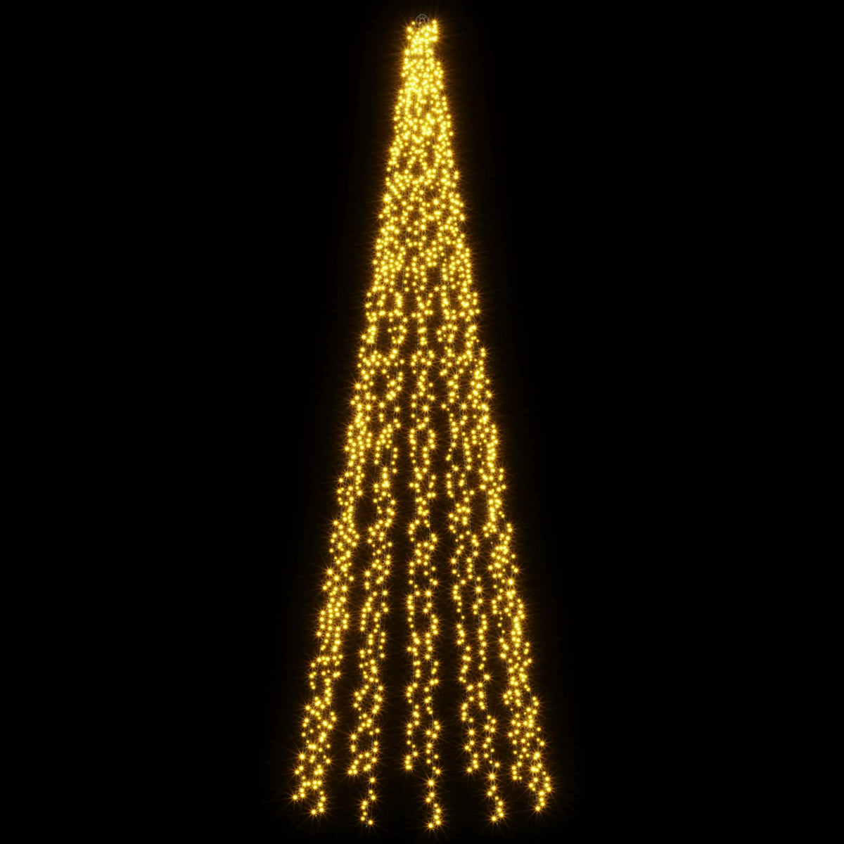 Christmas Tree Lights with 12 LEDs 2004 LEDs Warm White