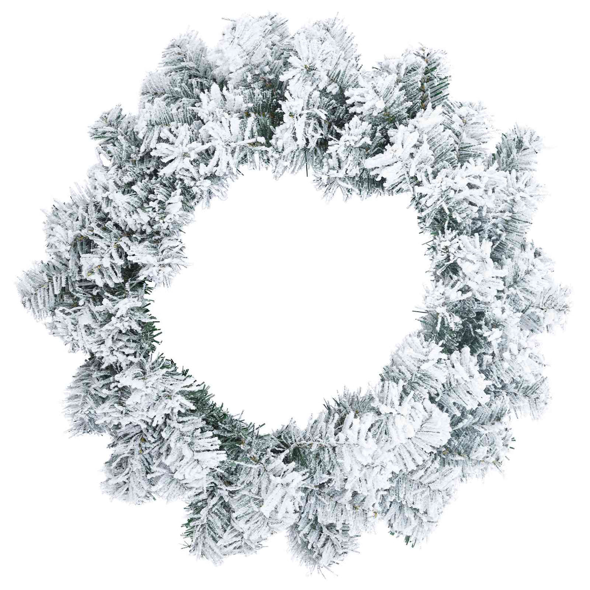 Mini Christmas Tree Set 45 cm PVC Green and White