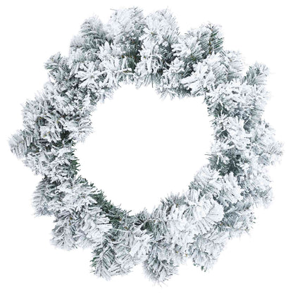 Mini Christmas Tree Set 45 cm PVC Green and White