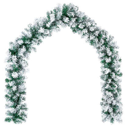 Mini Christmas Tree Set 45 cm PVC Green and White