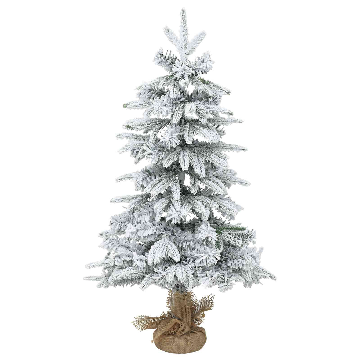 Mini Christmas Tree 45 cm PVC and PE Green and White