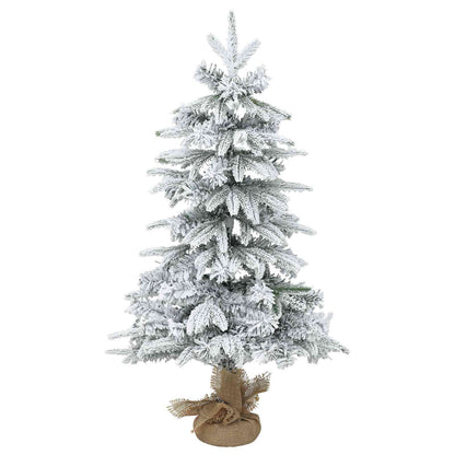 Mini Christmas Tree 45 cm PVC and PE Green and White