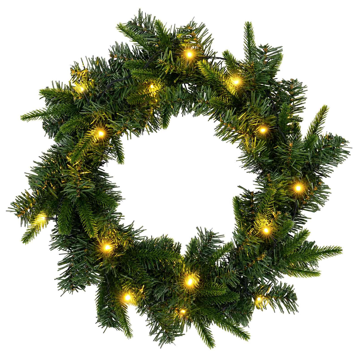 Mini Christmas Tree Set 45 cm 125 LEDs Warm White PVC and PE