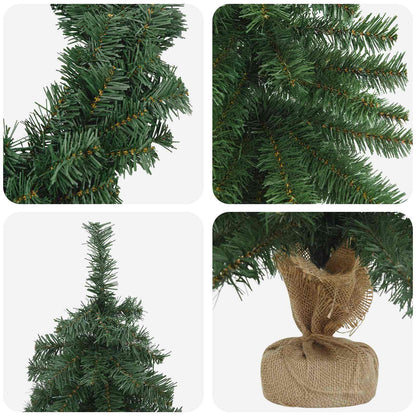 Mini Christmas Tree Set 60 cm PVC Green