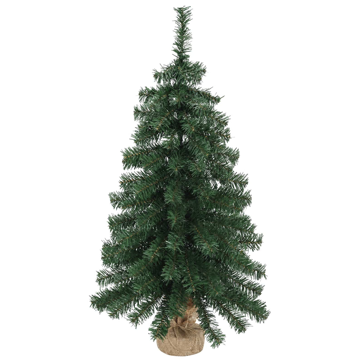 Mini Christmas Tree Set 60 cm PVC Green