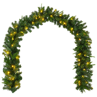 Mini Christmas Tree Set 60 cm 125 LEDs Warm White PVC and PE