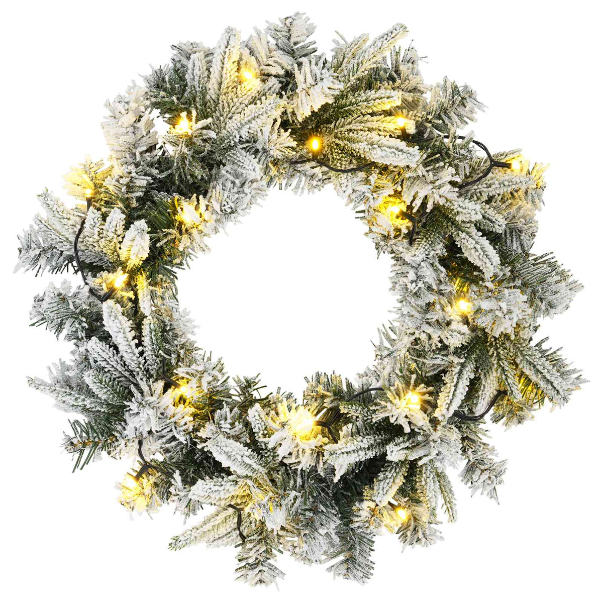 Mini Christmas Tree Set 60 cm 125 LEDs Warm White PVC and PE