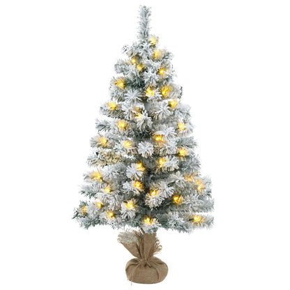 Mini Christmas Tree Set 90 cm 175 LEDs Warm White PVC