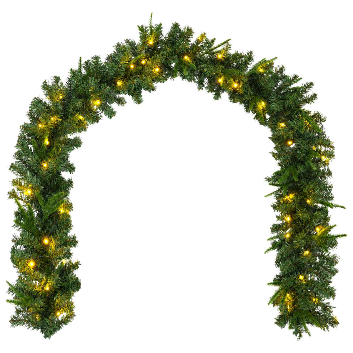 Mini Christmas Tree 90 cm 175 LEDs Warm White PVC and PE Green