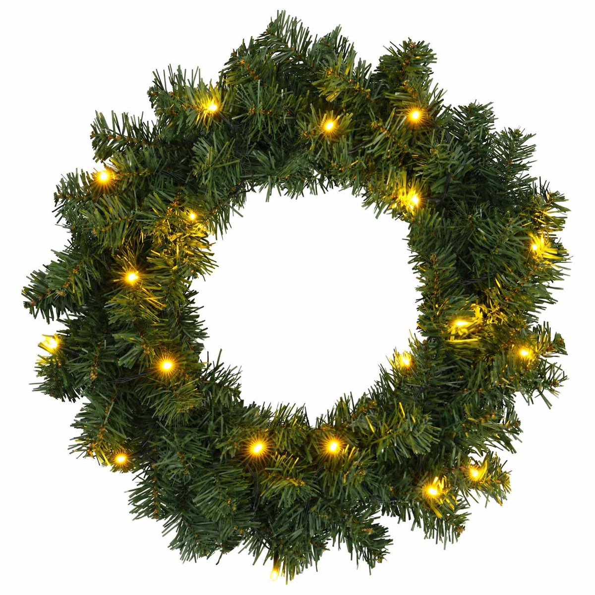 Mini Christmas Tree Set 120 cm 275 LEDs Warm White PVC Green
