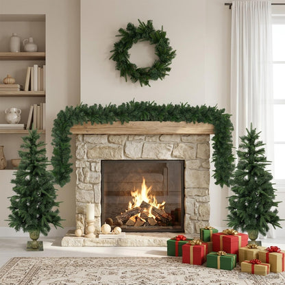 Mini Christmas Tree 120 cm PVC and PE Green