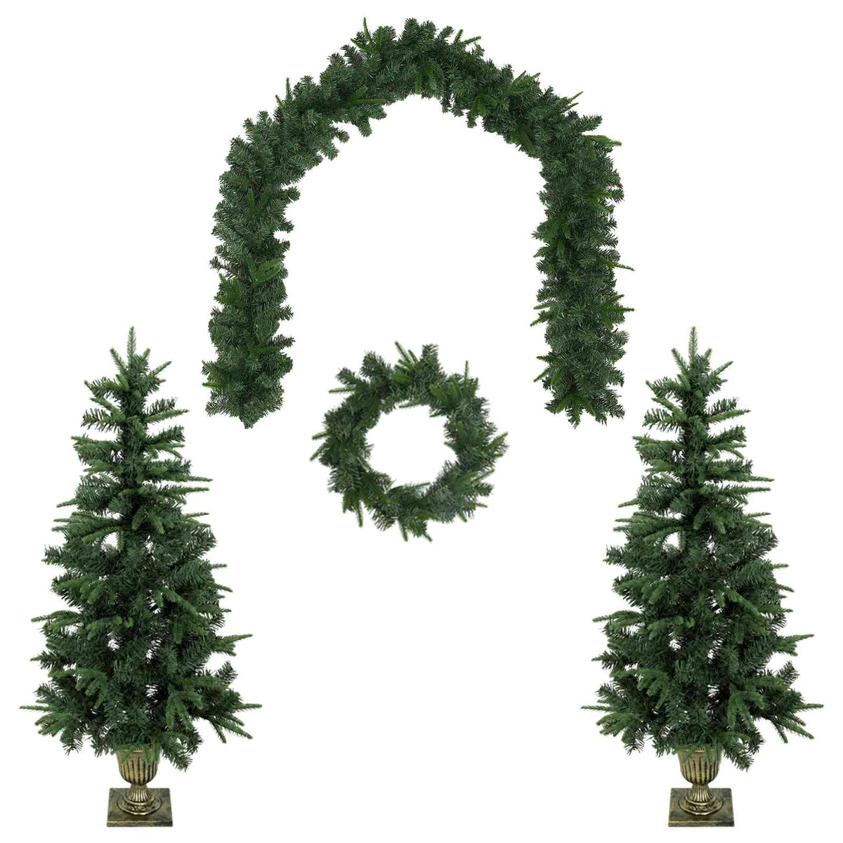 Mini Christmas Tree 120 cm PVC and PE Green