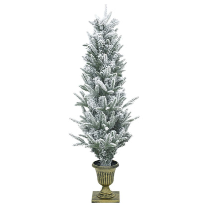 Mini Christmas Tree 120 cm PVC and PE Green and White