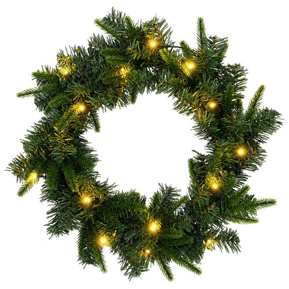 Mini Christmas Tree Set 120 cm 275 LEDs Warm White PVC and PE