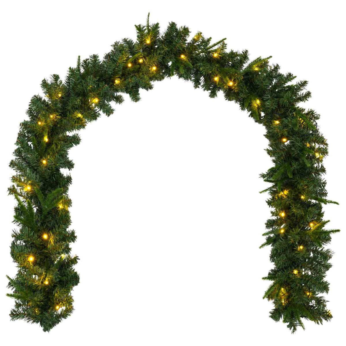 Mini Christmas Tree Set 120 cm 275 LEDs Warm White PVC and PE