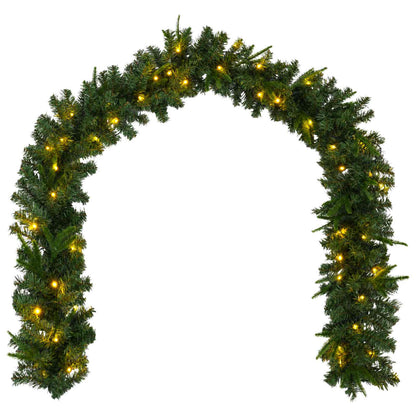 Mini Christmas Tree Set 120 cm 275 LEDs Warm White PVC and PE