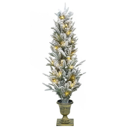 Mini Christmas Tree 120 cm 275 LEDs Warm White PVC and PE