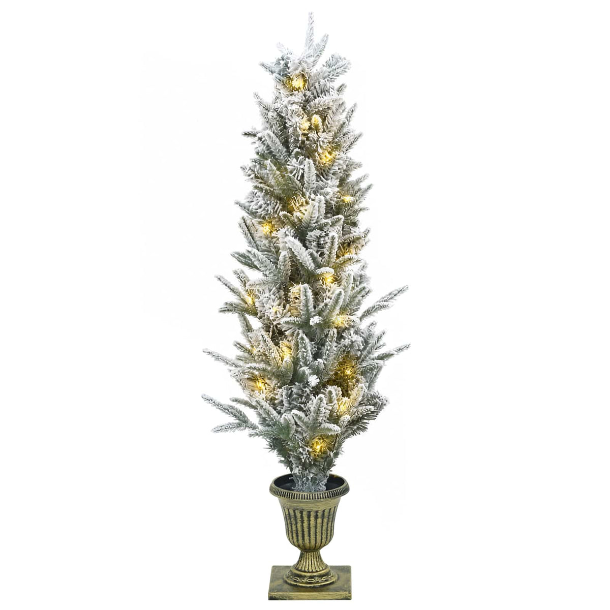 Mini Christmas Tree 120 cm 100 LEDs Warm White PVC and PE