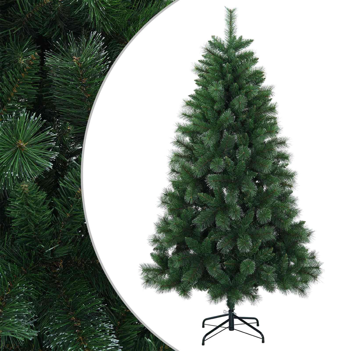 Artificial Christmas Tree 120 cm PVC and Metal Green