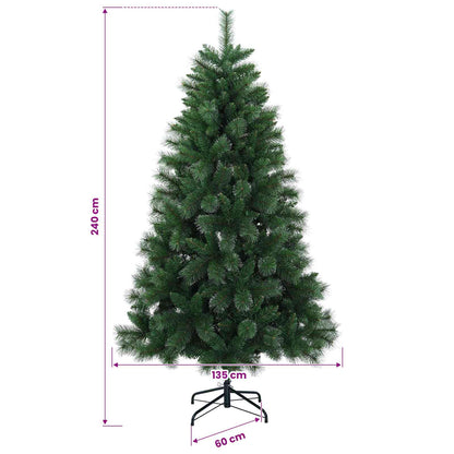 Artificial Christmas Tree 240 cm PVC and Metal Green