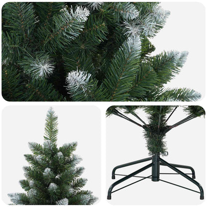 Artificial Christmas Tree 210 cm PVC and Metal Green