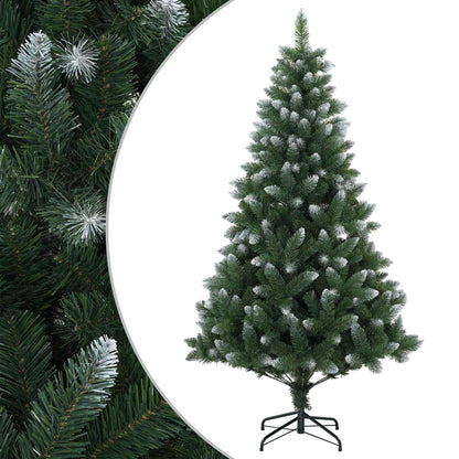 Artificial Christmas Tree 210 cm PVC and Metal Green