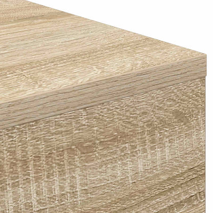 Electric Fireplace Sonoma 75 x 24.5 x 75 cm Engineered wood