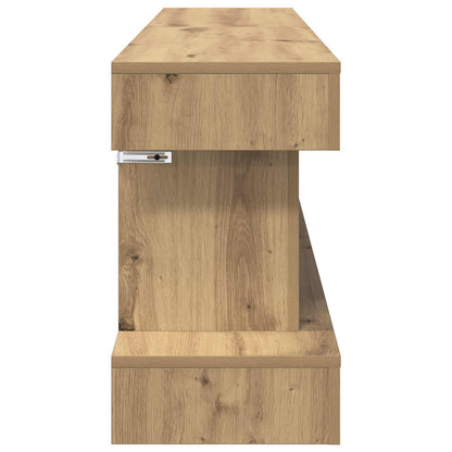 Electric Fireplace Artisan Oak 150 x 30 x 50 cm Engineered wood