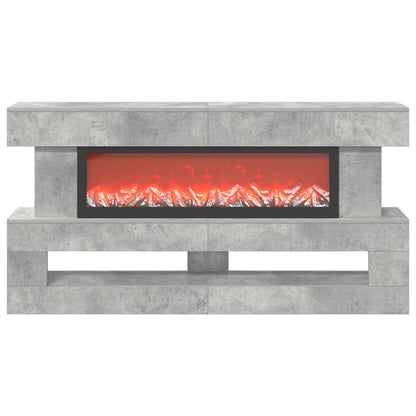 Electric Fireplace Concrete 150 x 21 x 77 cm Engineered wood