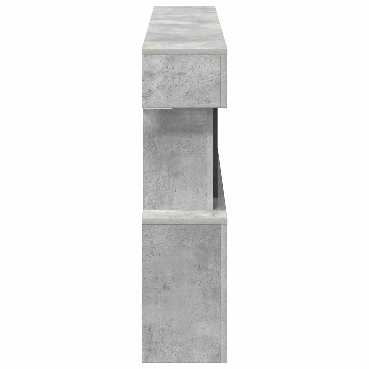 Electric Fireplace Concrete 150 x 21 x 77 cm Engineered wood