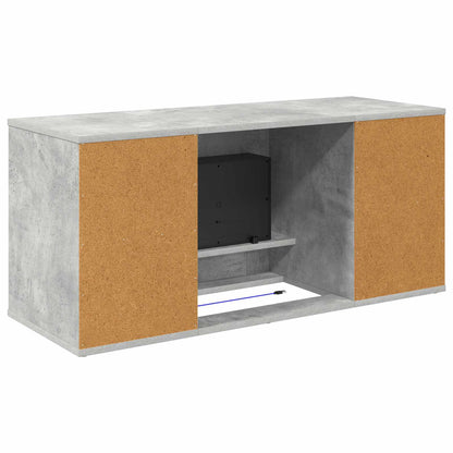 Electric Fireplace Concrete 100 x 37 x 45.5 cm Engineered wood