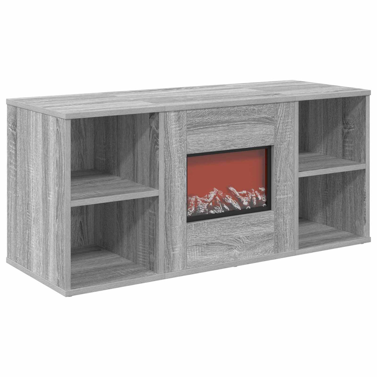 Electric Fireplace Grey Sonoma 100 x 37 x 45.5 cm