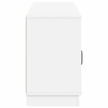 Electric Fireplace White 100 x 33 x 55 cm Engineered wood