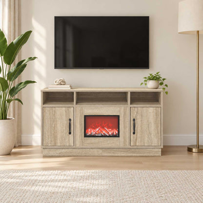 Electric Fireplace Sonoma 100 x 33 x 55 cm Engineered wood
