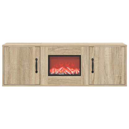 Electric Fireplace Sonoma 110 x 30 x 36.5 cm Engineered wood
