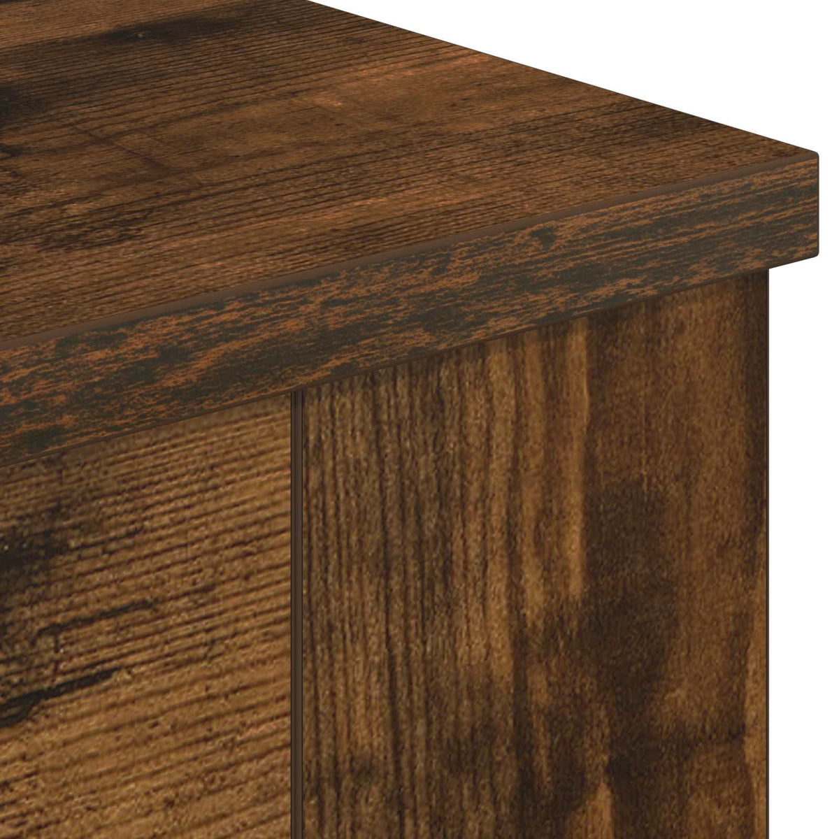 Electric Fireplace Smoked Oak 114 x 18 x 58.5 cm