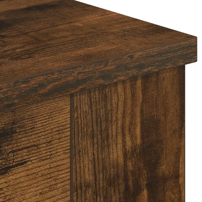 Electric Fireplace Smoked Oak 114 x 18 x 58.5 cm