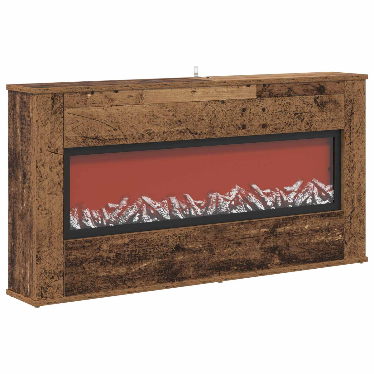 Electric Fireplace Old Wood 114 x 18 x 58.5 cm Engineered wood