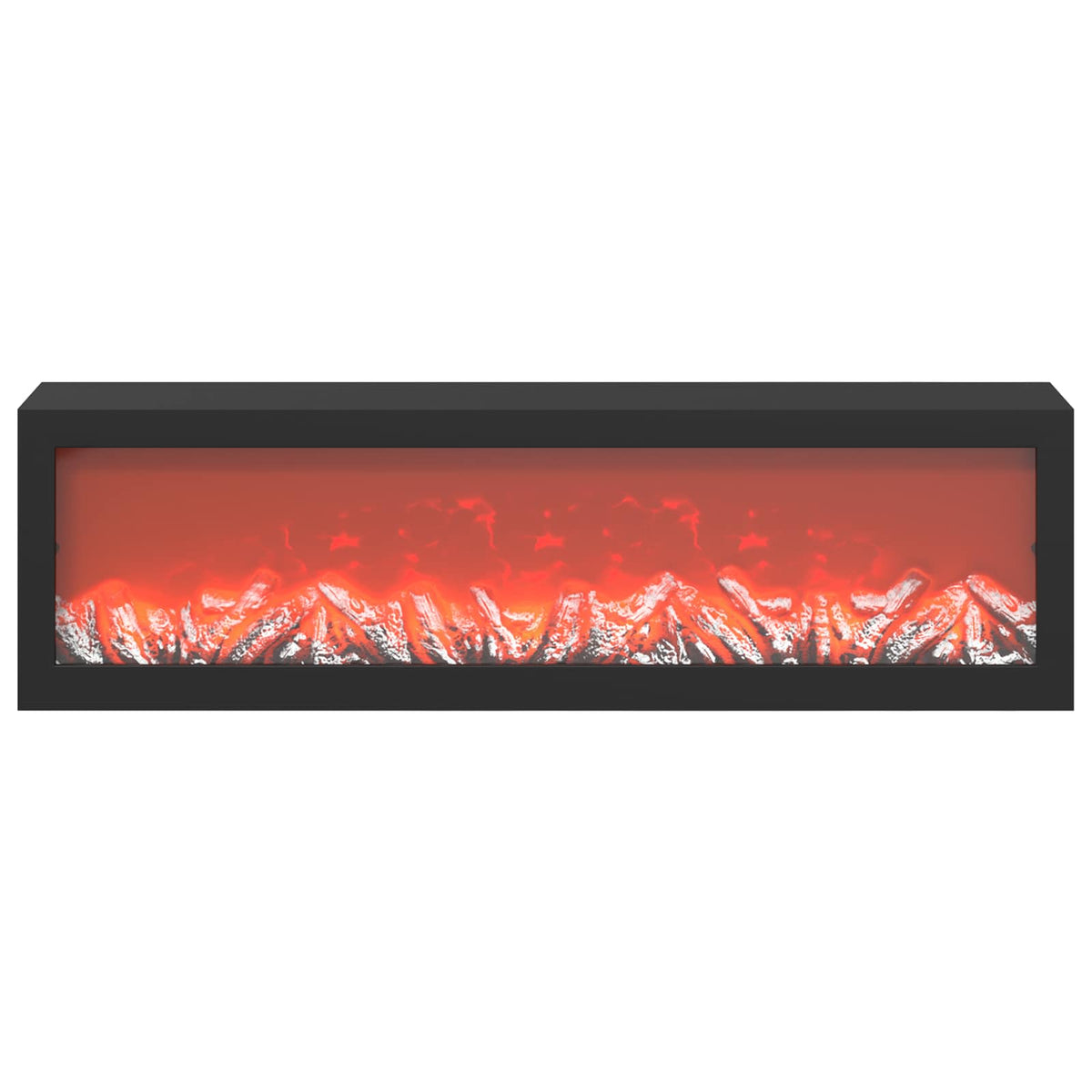 Electric Fireplace Old Wood 114 x 18 x 58.5 cm Engineered wood