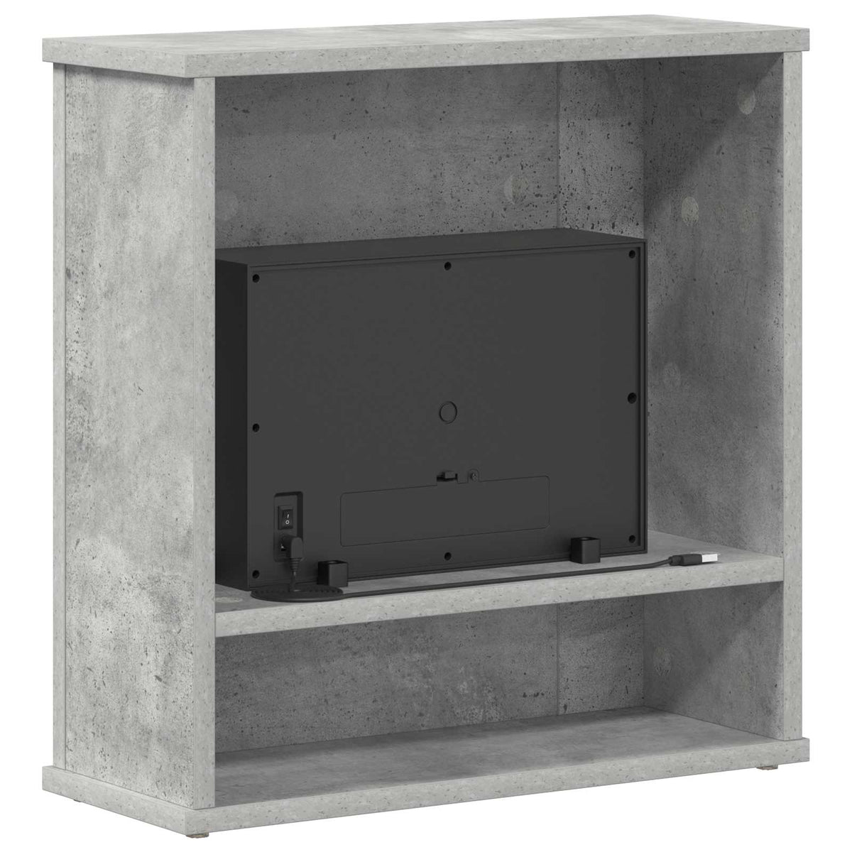Electric Fireplace Concrete 47 x 18 x 48 cm Engineered wood