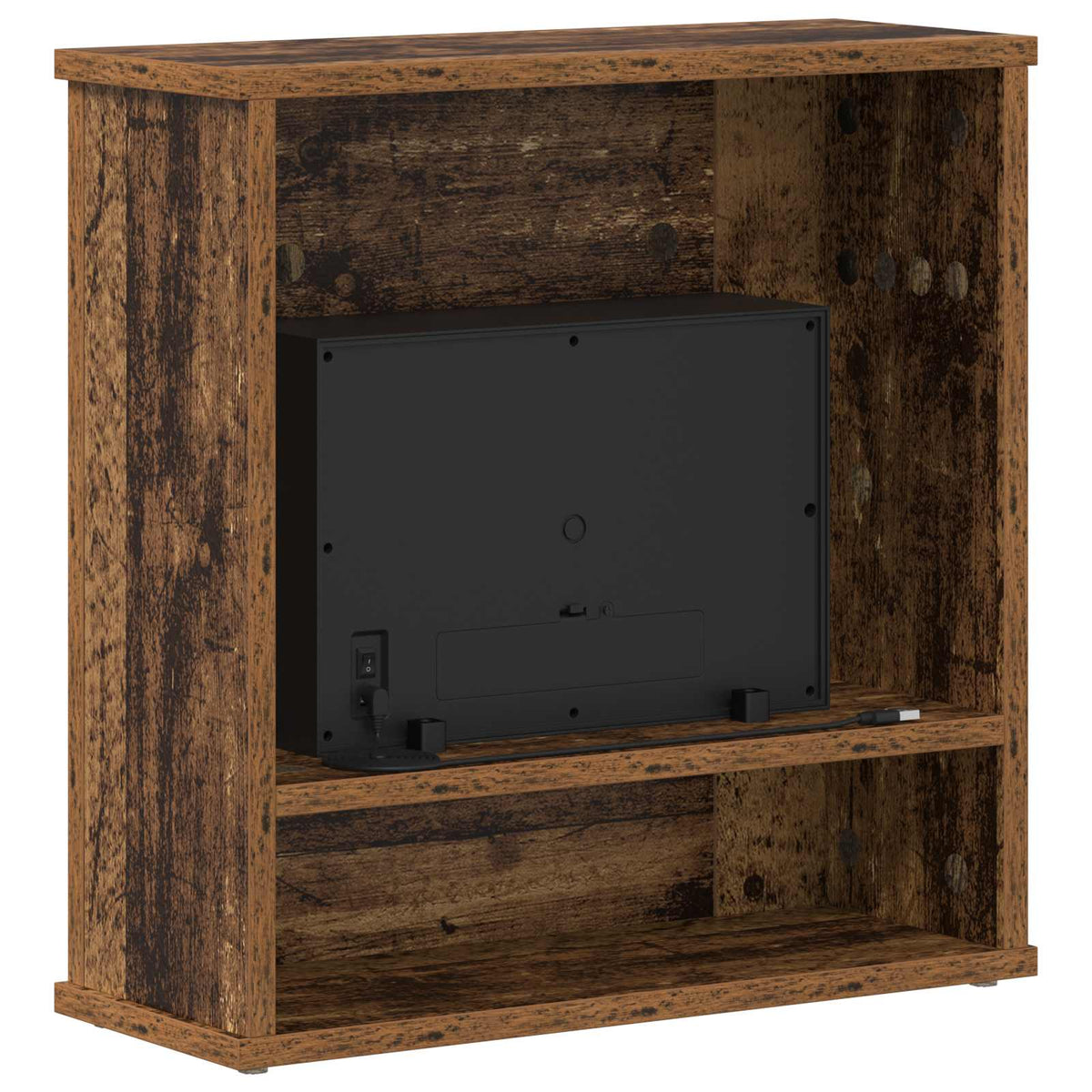 Electric Fireplace Old Wood 47 x 18 x 48 cm Engineered wood