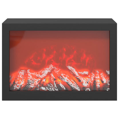 Electric Fireplace Old Wood 47 x 18 x 48 cm Engineered wood