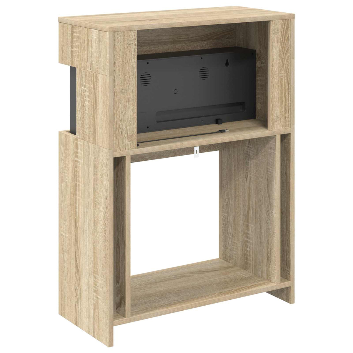 Electric Fireplace Sonoma 64 x 30 x 87 cm Engineered wood