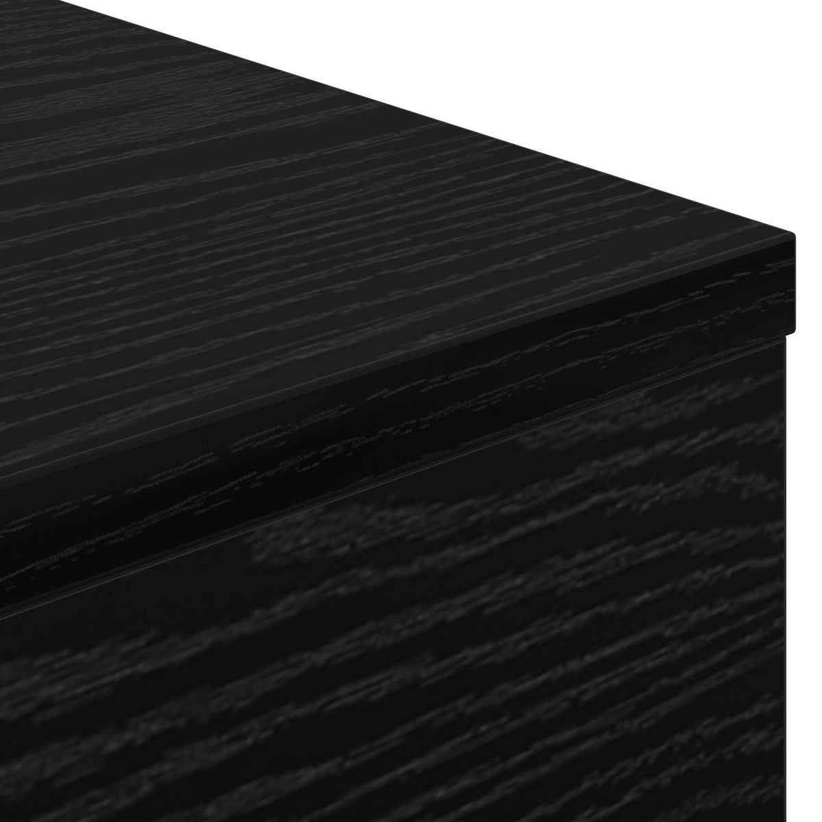 Electric Fireplace Black Oak 35 x 30 x 86 cm Engineered wood