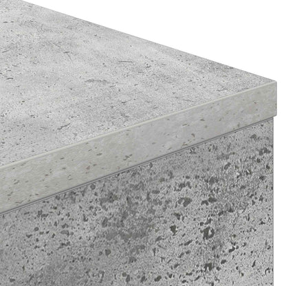 Electric Fireplace Concrete 35 x 30 x 86 cm Engineered wood