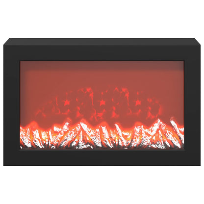 Electric Fireplace White 140 x 30 x 67 cm Engineered wood