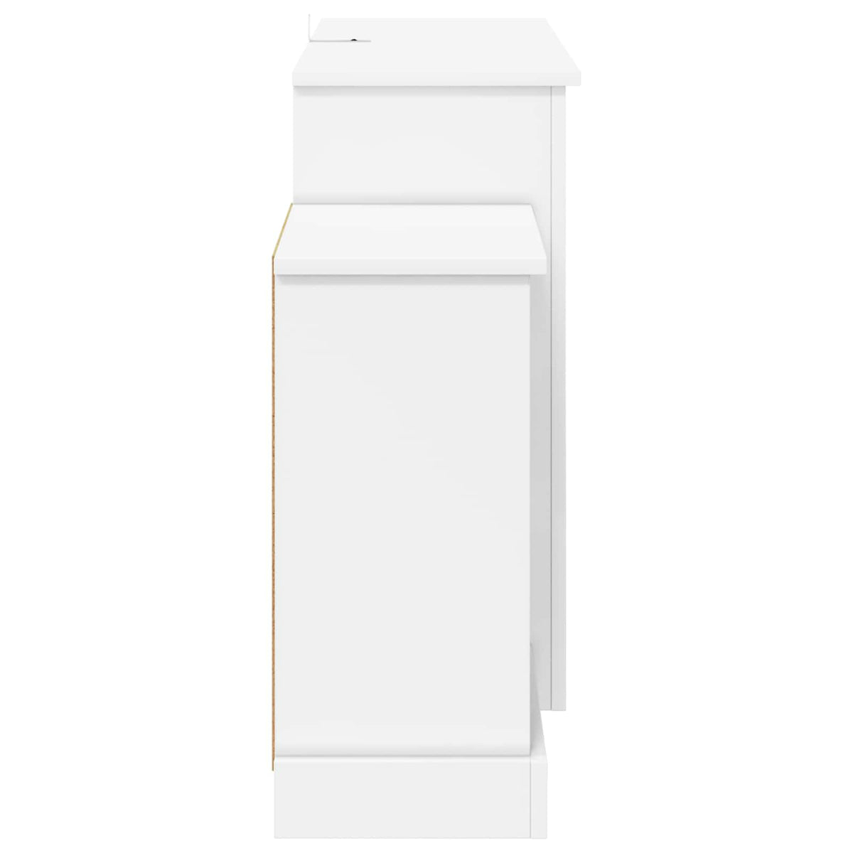 Electric Fireplace White 140 x 30 x 67 cm Engineered wood