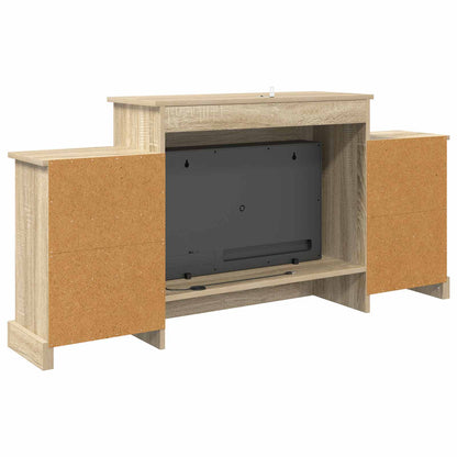 Electric Fireplace Sonoma 140 x 30 x 67 cm Engineered wood